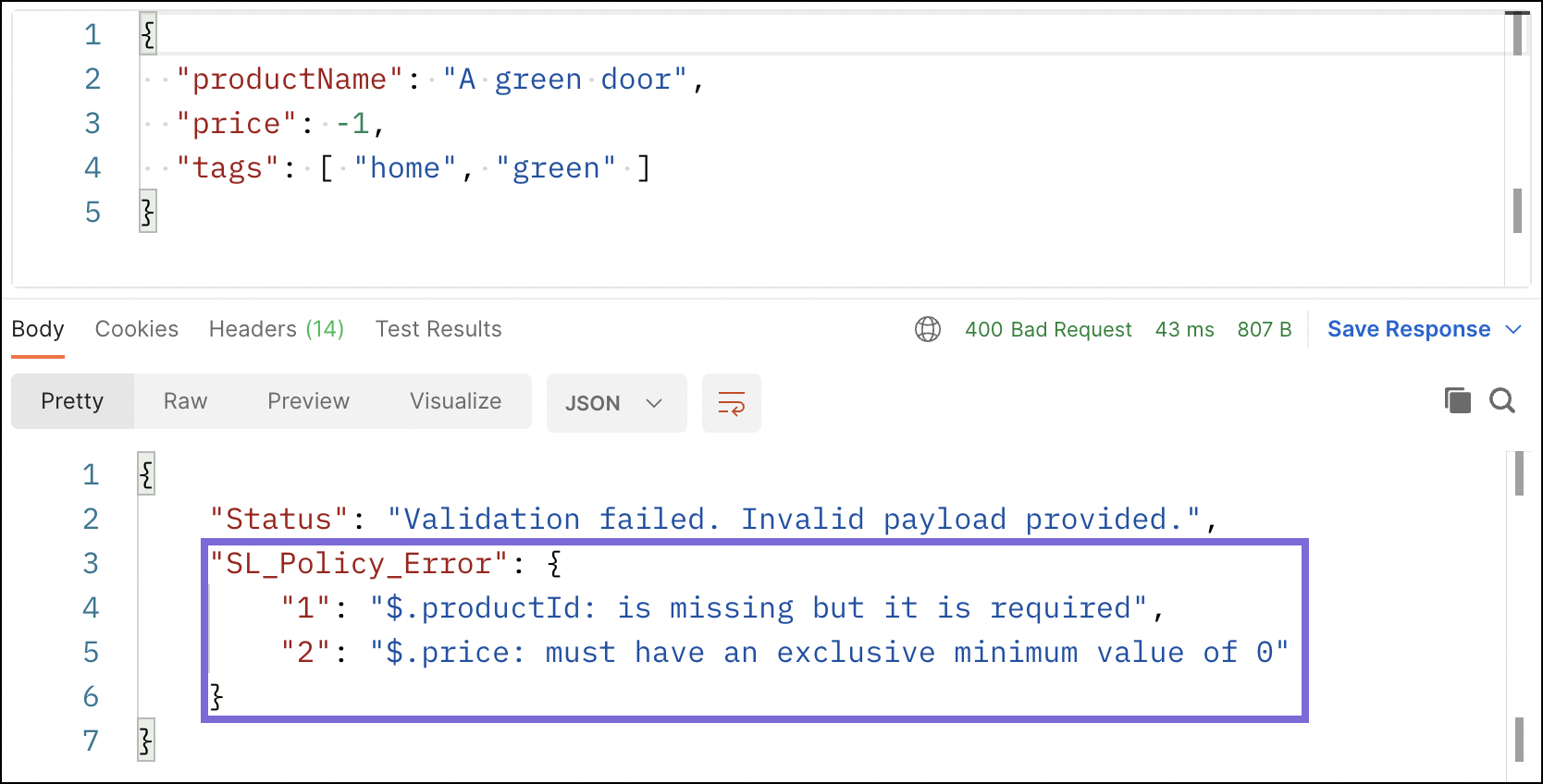 Policy Violation Error Image