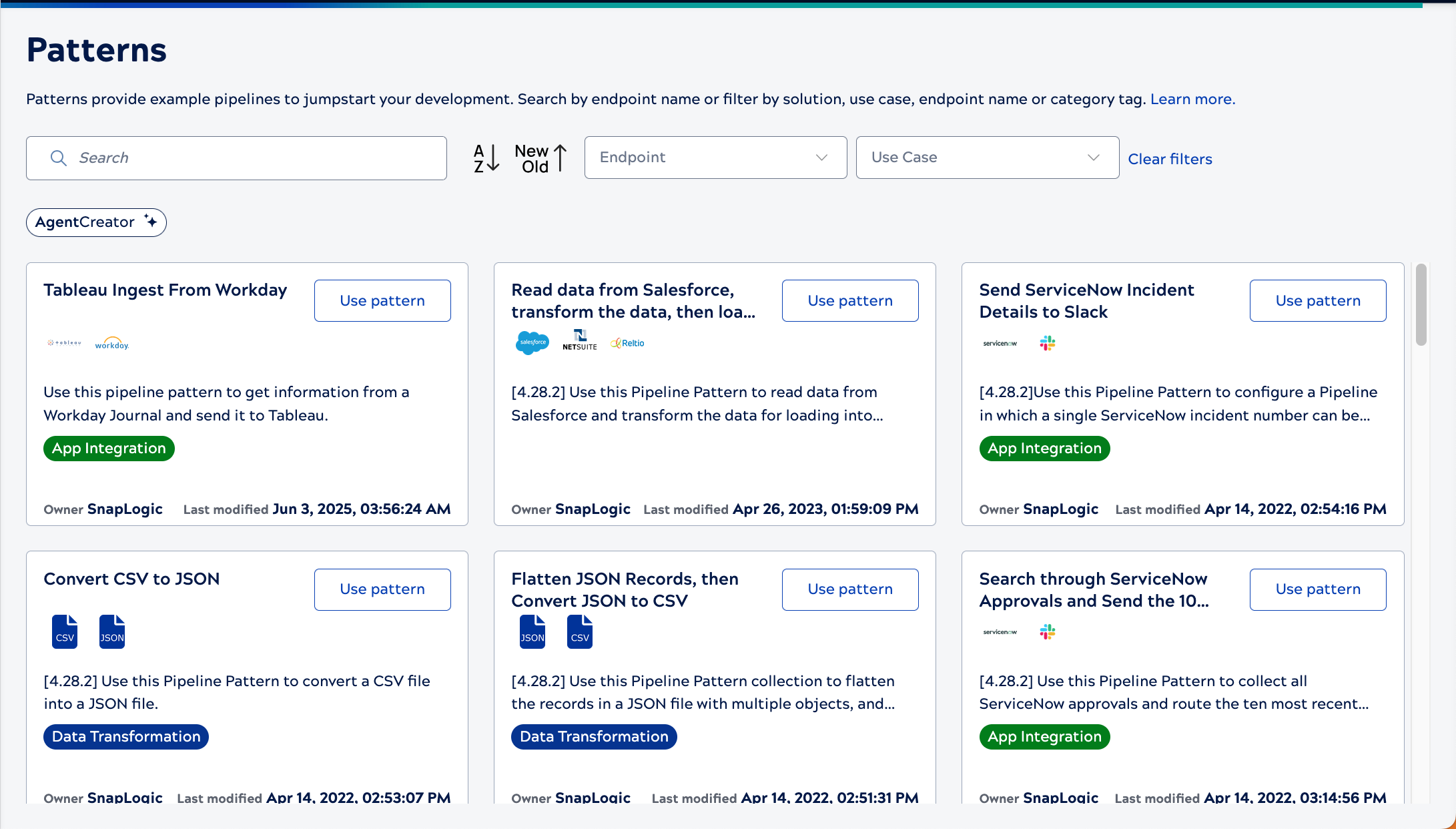 Public Pattern Library