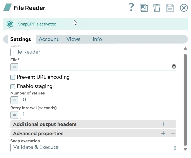 SnapGPT is activated