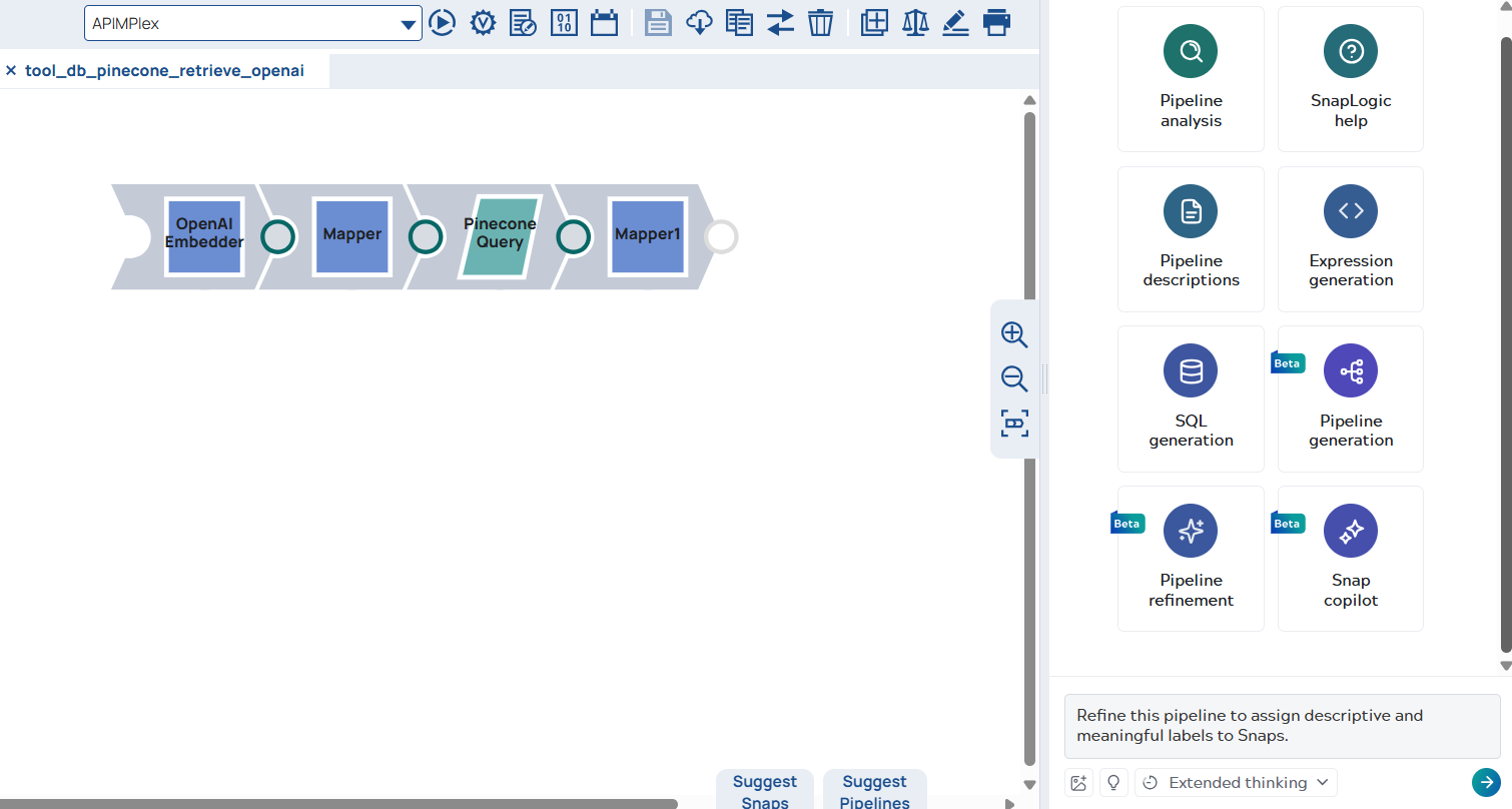 Pipeline refinement: Rename Snaps