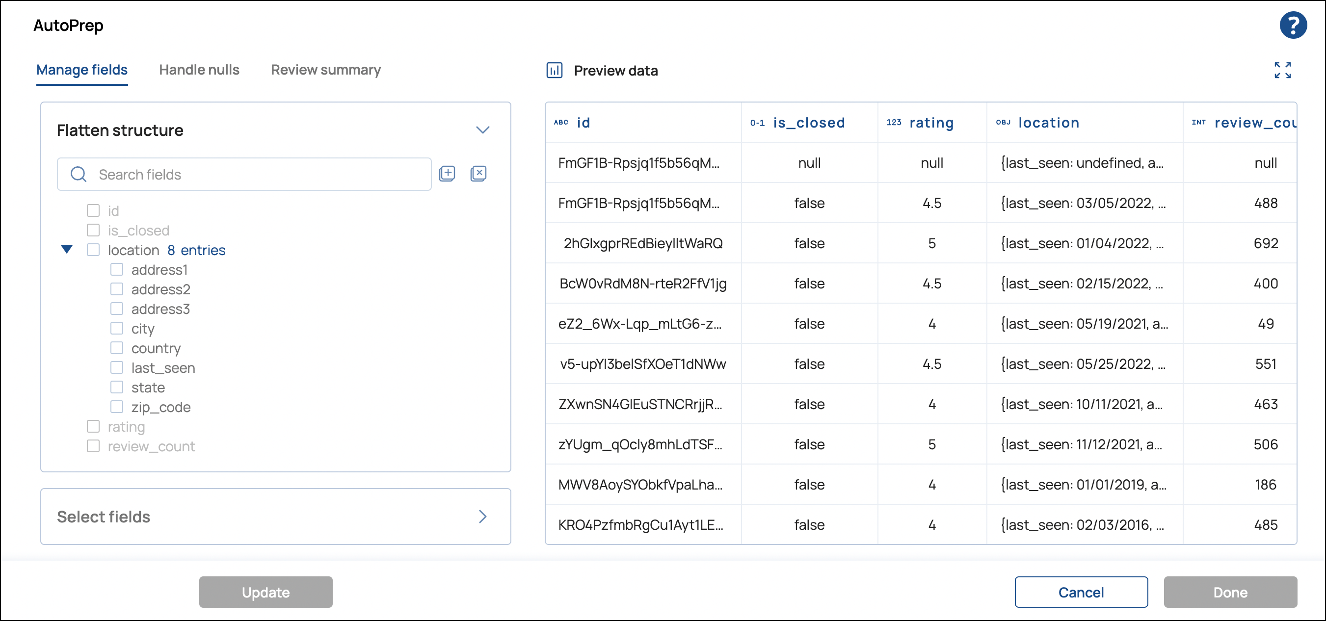 AutoPrep Configuration