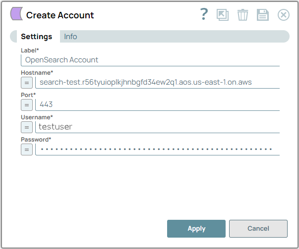 OpenSearch Account Overview