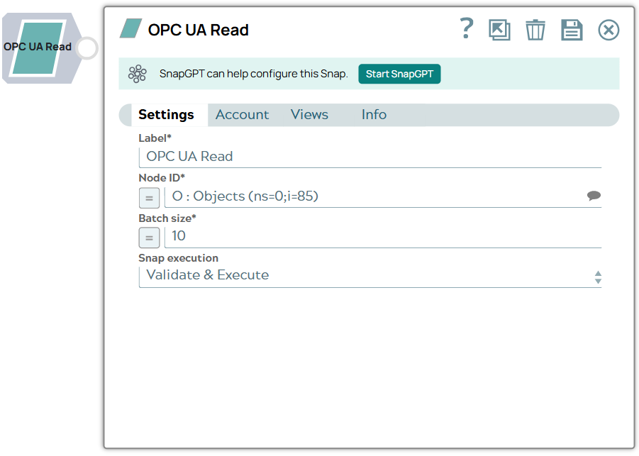 OPC UA Read Overview
