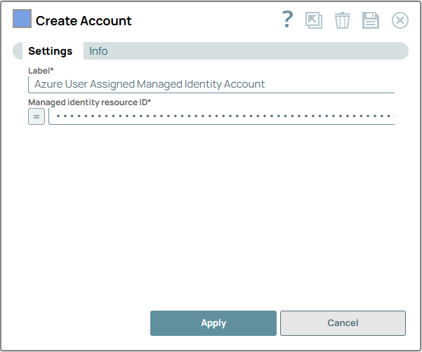 Azure User Assigned Managed Identity Account