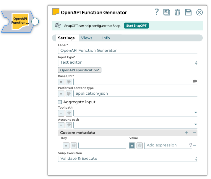 OpenAPI Function Generator Snap Overview