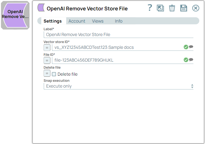 OpenAI Remove Vector Store File Snap Overview
